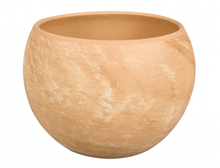 Květináč LUNA KOULE d33x25h/Impreg./marmor-béž.melír/SP