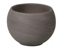 Květináč LUNA KOULE d33x25h/Impreg./basalt-čed..melír/SP