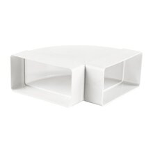 Koleno 90° horizontální VENTS 5251 - 55x110mm PVC