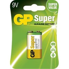 Alkalická baterie GP Super 6LF22 (9V), blistr B1351