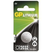 Lithiová knoflíková baterie GP CR2032, blistr B15322