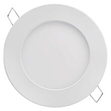 LED panel 120mm, kruhový vestavný bílý, 6W neutrální bílá ZD1122