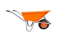 Kolečko zahradní LIVEX 100L PVC oranžové