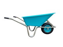 Kolečko zahradní LIVEX 100L PVC tyrkys