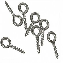 Očko se závitem zavřené 25x10x3,2mm Zn/10ks