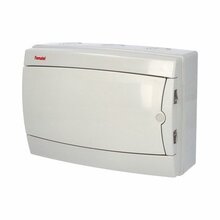 Rozvodnice Acqua 3912-TB IP65, 12mod., na omítku, neprůhl. dveře, 215x305x110mm