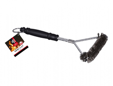 Kartáč na gril 31x16cm tvar T ocel BBQ