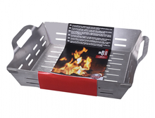 Koš grilovací 36x30x10cm nerez BBQ