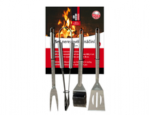 Set grilovací nářadí 4ks nerez BBQ