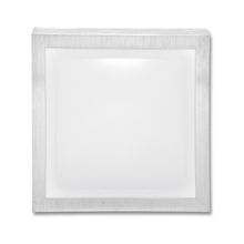 WD002-11W/LED BELA sv.plast/kov IP44, 1100lm 4100K