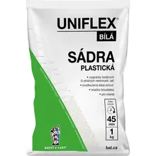 Sádra bílá plast. modelářská 1kg