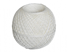 Motouz lněný 25mm x 60m/40g/bílý