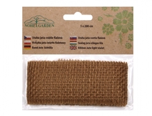 Stuha juta 5cm/2m hnědá