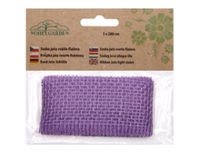 Stuha juta 5cm/2m sv.fialová