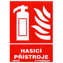 Tabulka HASICÍ PŘÍSTROJ 210x297mm/A4/