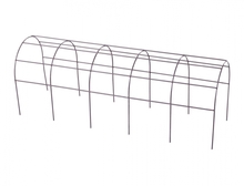 Mřížka opěrná truhlík LAUBE/kov/60cm/hnědá