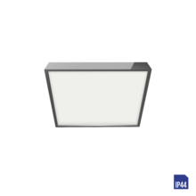 LENYS 49028 koupelnové přisazené svítidlo LED 12W 1000lm 4000K 14cm hranaté IP44, chromové