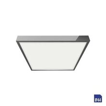 LENYS 49029 koupelnový přisazený panel LED 12W 1000lm 4000K 14cm hranatý IP44, chromové