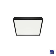 LENYS 49046 koupelnové přisazené svítidlo LED 6W 510lm 4000K 9cm hranaté IP44, černé