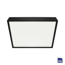 LENYS 49047 koupelnové přisazené svítidlo LED 12W 1000lm 4000K 14cm hranaté IP44, černé