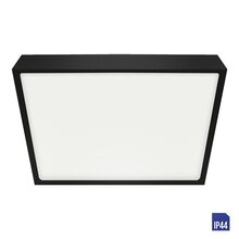 LENYS 49049 koupelnové přisazené svítidlo LED 24W 2040lm 4000K 24cm hranaté IP44, černé