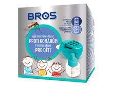 Bros-Odpařovač proti komárům el.+tek.náplň 60nocí DĚTI