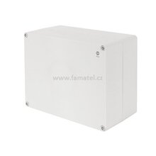 Krabice SolidBox 68240 IP65, 313x253x165mm, plné víko, hladké boky