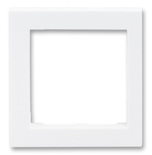 3901H-A00255 03 Kryt rámečku s otvorem 55x55, krajní bílá
