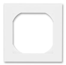 3901H-A05510 01 Rámeček jednonásobný s otvorem 55x55 bílá/ledová bílá