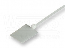 WAPRO pásek vázací WT-MP-130MC (MCV-130) 2,5/130mm s popisovým štítkem 28x20mm | 100ks