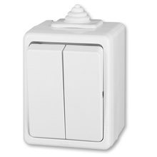 3553-52929 B ABB Praktik vypínač č.5B IP44 bílá