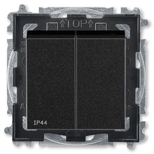 3559H-A05940 63 ABB Levit M přepínač č.5 IP44 onyx/kouřová černá