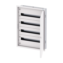 BF-U-3S-4/96-D125 Rozvodnice třístupňová, POD omítku, bílé dveře, N/PE svorkovnice, Hl=125