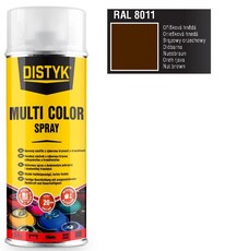 Sprej Multi color hnědá (RAL8011) 400ml DISTYK
