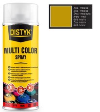 Sprej Multi color zlatá metalíza (RAL9182) 400ml DISTYK