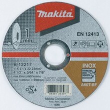 MAKITA B-12217 řezný kotouč 115x1x22 nerez