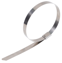 Kovová svazovací páska; Steel; 7,9×520mm / 100ks