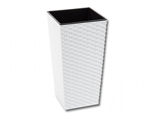 Obal FINEZIA RATTAN 40x40x75cm/bílý
