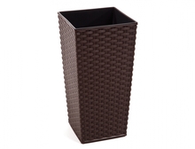 Obal FINEZIA RATTAN 40x40x75cm/tm.hnědý