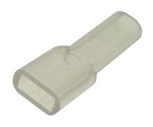 Kryt objímky jednopólový 2,8mm PVC
transparentní, teplotní stálost od -25°C do +
75°