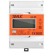 Elektroměr LS-3F, přímé měření max.100A, 4moduly, LCD