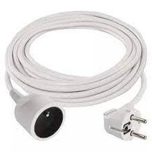 Prodlužovací kabel 5m 1 zásuvka bílý PVC 1,5mm P0115R