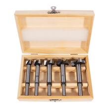 Sada sukovníků do dřeva  5 dílů, 15-35mm, dřevěný box