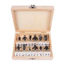 Sada tvarových fréz do dřeva 12 dílů