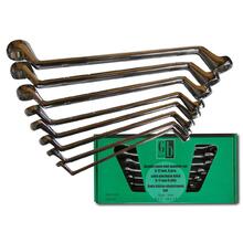 Sada očkových klíčů vyhnutých chrom 6-22mm, 8 dílů, plastový držák