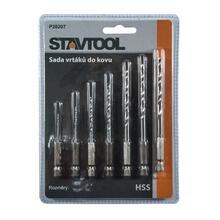 Sada vrtáků do kovu 1,5-6,0mm HSS-R 7 dílů
