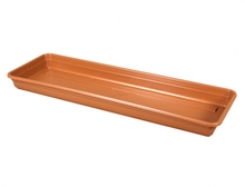 Podmiska pod truhlík LOBELIA 60cm terakota