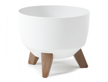 Žardinka ROMA 4v1 d47x22cm/3ks nožiček/bílá