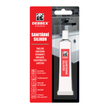 Silikon sanitární bílý 23 ml RL DEBBEX 35000TU