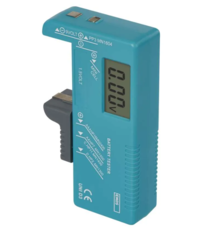 Univerzální tester baterií (AA, AAA, C, D, 9V, knoflíkových) N0322